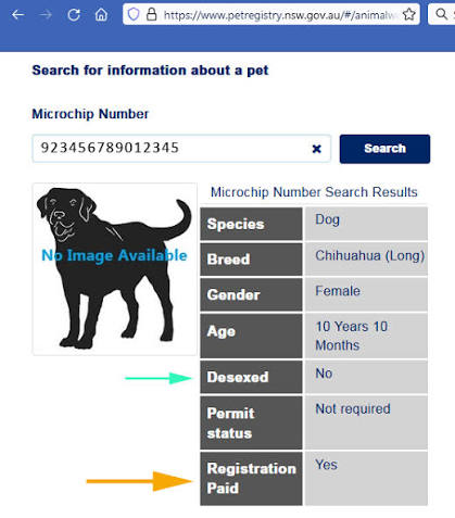 Check the Microchip and Registration